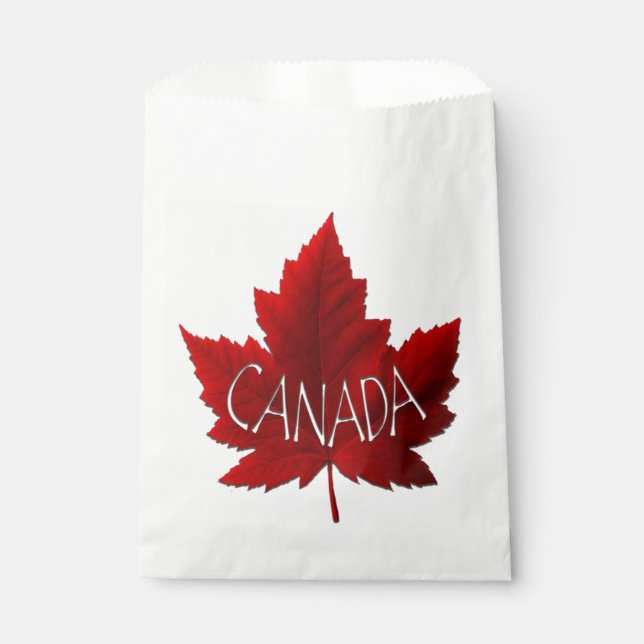 Canada Favour Bag Personalize Canada Gift Bags (Front)