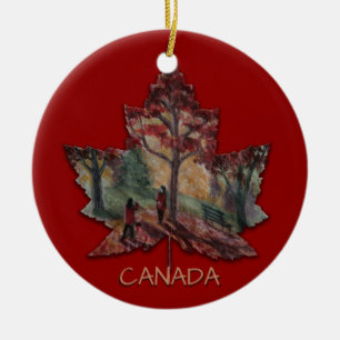 Canada Feuille d'érable ornements personnalisés