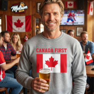Canada First. Conservative Canada. Sweatshirt