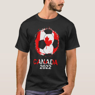 Canada Flag 2022 Supporter Canadian Soccer Team Ca T-Shirt