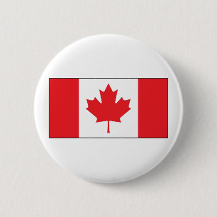 Canada Flag 2 Inch Round Button