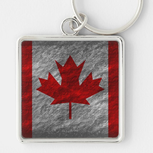 Canada Flag 2 Keychain (Front)