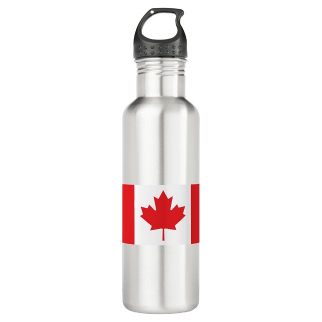 Canada Flag 710 Ml Water Bottle (Front)