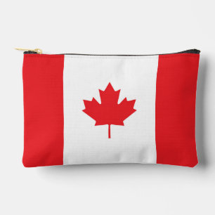 Canada flag accessory pouch