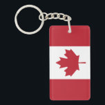 Canada Flag Acrylic Keychain<br><div class="desc">canada,  flag,  maple,  leaf,  red,  white,  day,  national,  patriotic,  country,  travel,  pride,  holiday,  celebrate,  canadian,  souvenir</div>