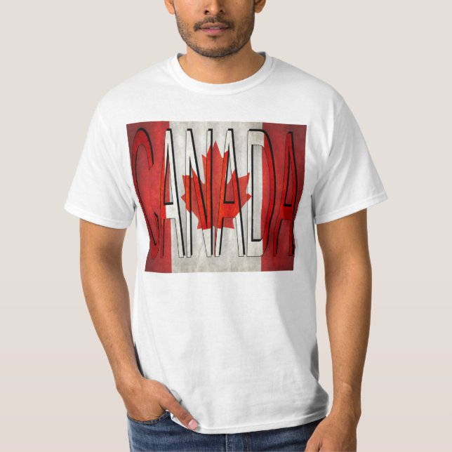 Canada Flag Amazing Fab Maple Leaf T-Shirt (Front)