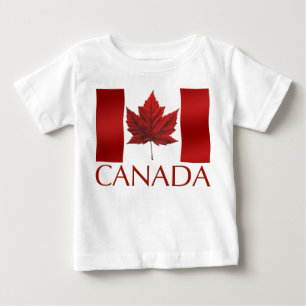 Canada Flag Baby  T-shirt Canada Baby T-shirt