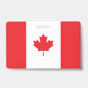 Canada flag badge