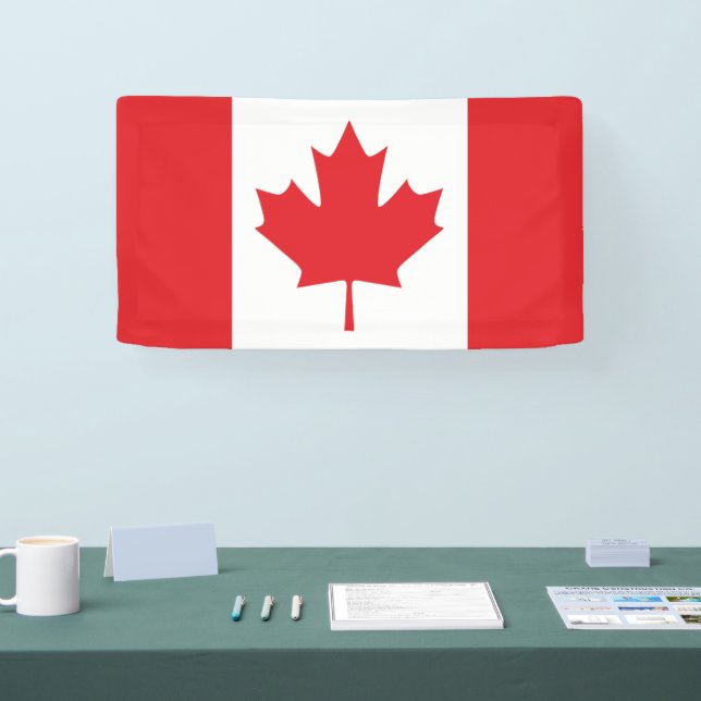 Canada flag banner (Tradeshow)