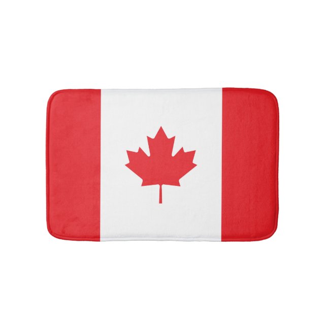 Canada flag bath mat (Front)