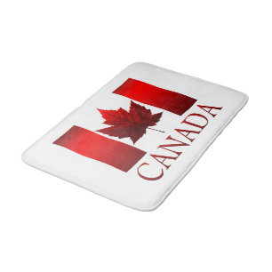 Canada Flag Bath Mat Custom Canada Souvenir Decor