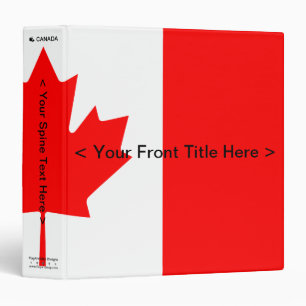 Canada Flag Binder