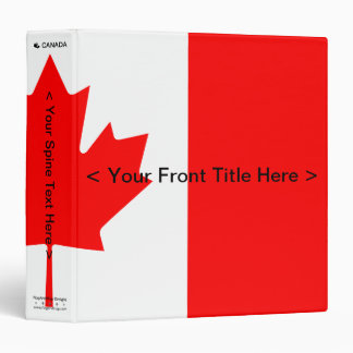 Canada Flag Binder