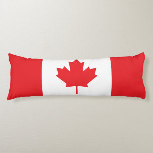 Canada flag body pillow