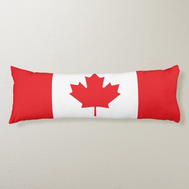Canada flag body pillow (Front)