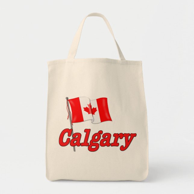 Canada Flag - Calgary Tote Bag (Front)