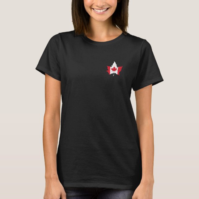 Canada Flag Canadian Flag Pocket Patriotic Mens Ki T-Shirt (Front)