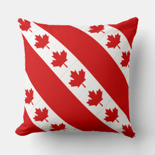 Canada Flag Canadian Flag Throw Pillow