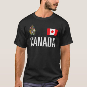 Canada Flag Canadian Football Soccer Fan Men Women T-Shirt