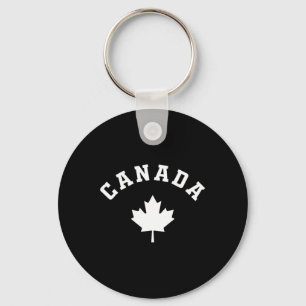 Canada Flag Canadian Vacation Fishing Hiking Skiin Keychain