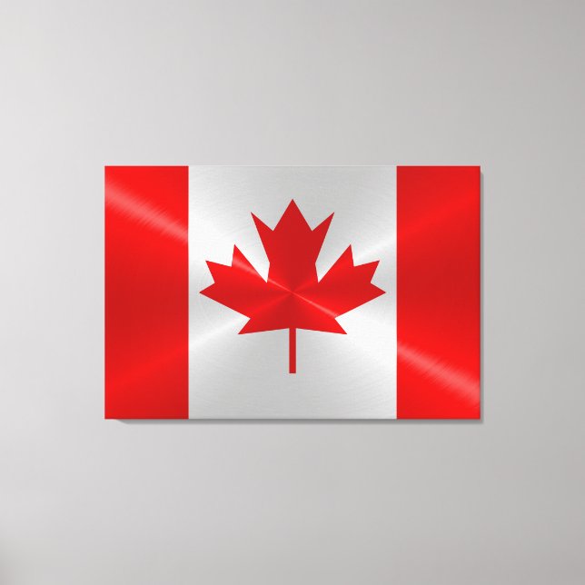Canada Flag Canvas Print (Front)