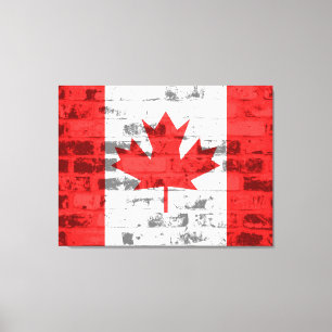 Canada Flag Canvas Print
