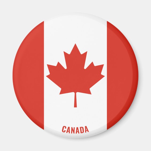 Canada Flag Charming Patriotic Magnet (Front)