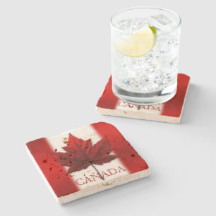 Canada Flag Coaster Personalized Canada Coasters