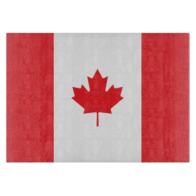 Canada flag cutting board (Front)