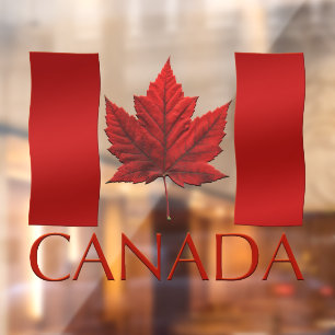 Canada Flag Decals Personalize Canada Window Decal