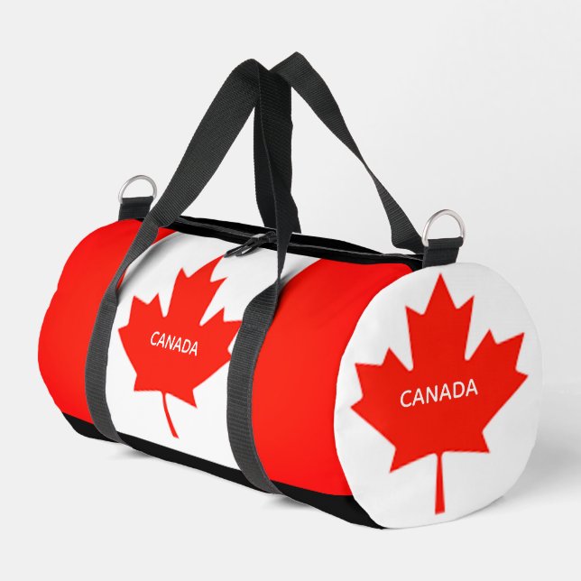 CANADA FLAG DUFFLE BAG (Left Corner)