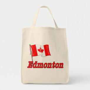 Canada Flag - Edmonton Tote Bag