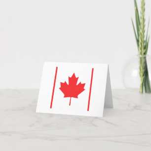 Canada Flag Emblem Thank You Card