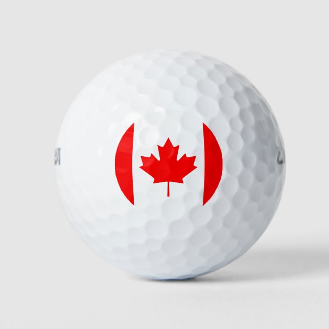 Canada Flag Golf Balls (Front)