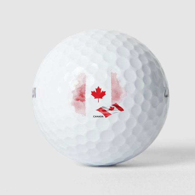 Canada flag golf balls (Front)