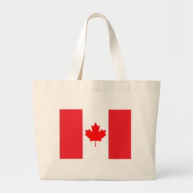 Canada Flag Jumbo Tote (Front)