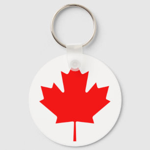 Canada flag keychain