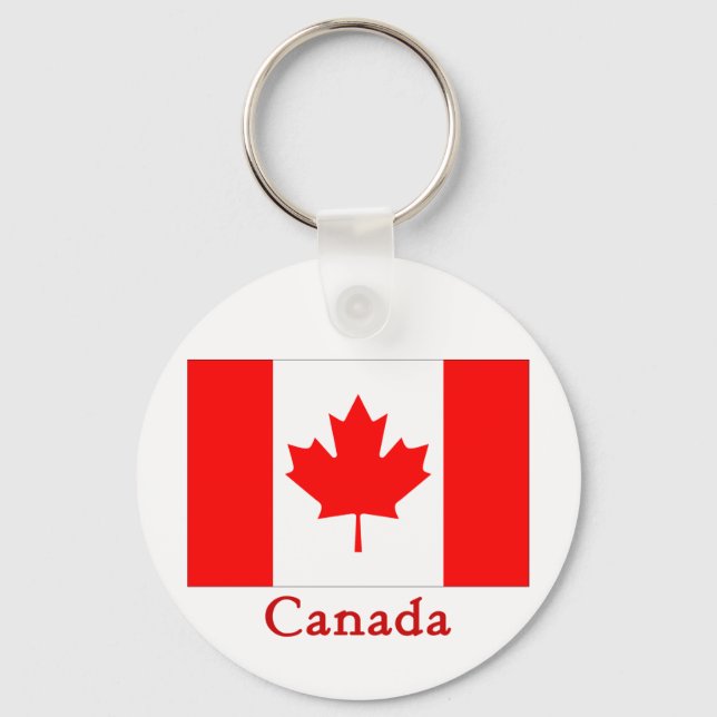Canada Flag Keychain (Front)