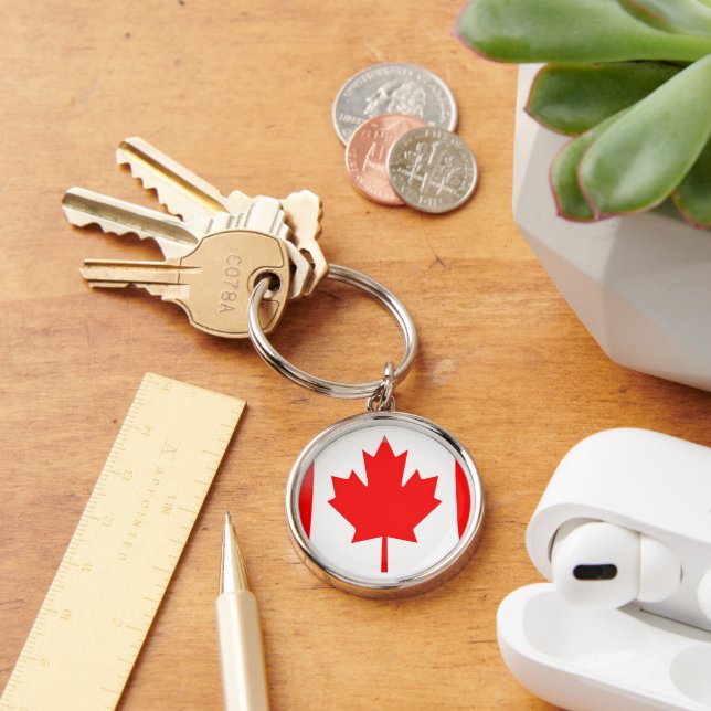 Canada flag keychain (Desk)