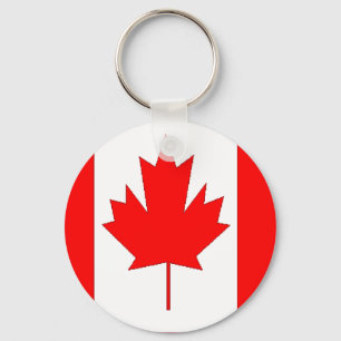 Canada flag keychain