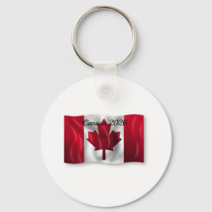 Canada Flag Keychain