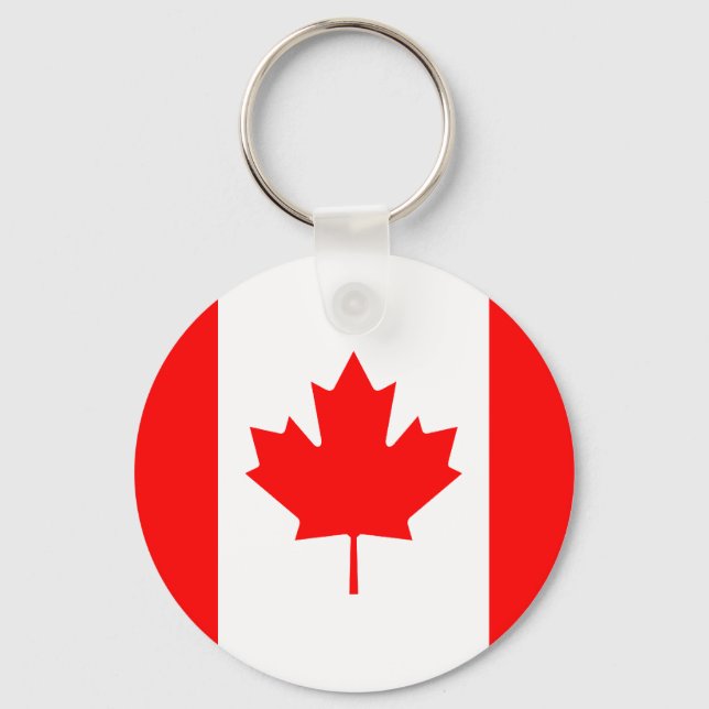 Canada Flag Keychain (Front)