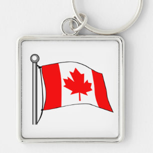 Canada Flag Keychain