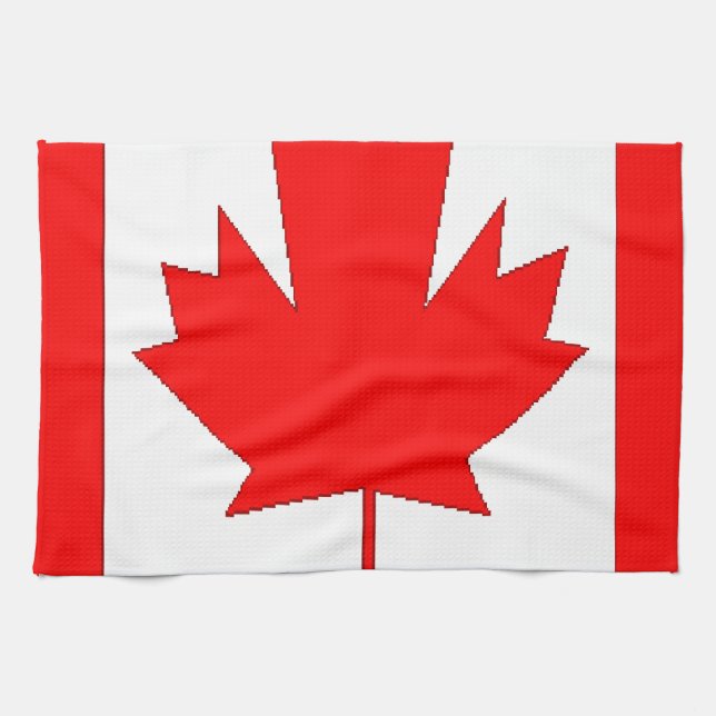 Canada flag kitchen towel (Horizontal)