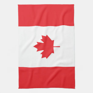 Canada flag kitchen towel