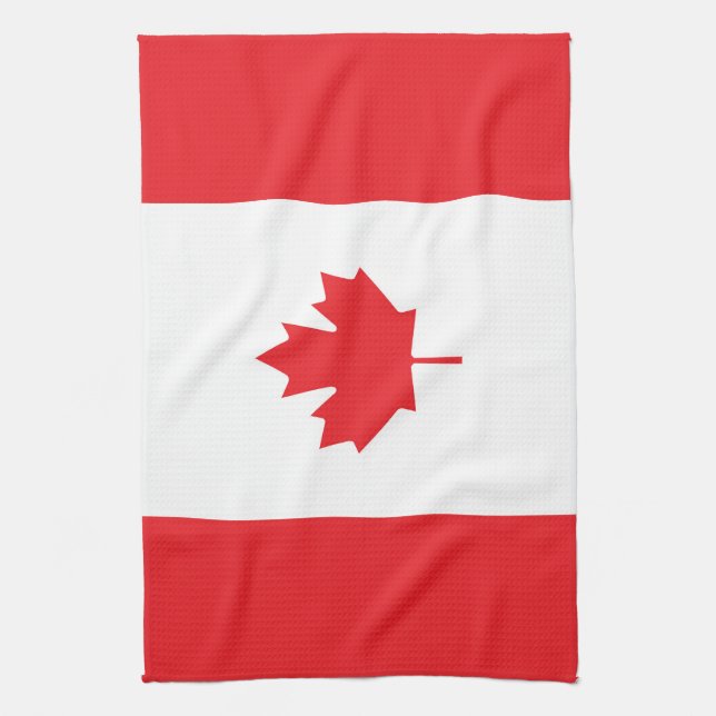 Canada flag kitchen towel (Vertical)