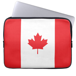 Canada flag laptop sleeve