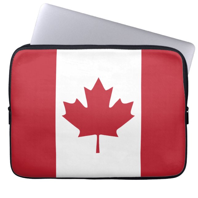 Canada Flag Laptop Sleeve (Front)