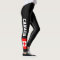 Canada flag leggings for Canadian women and girls
