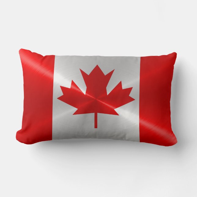 Canada Flag Lumbar Pillow (Front)